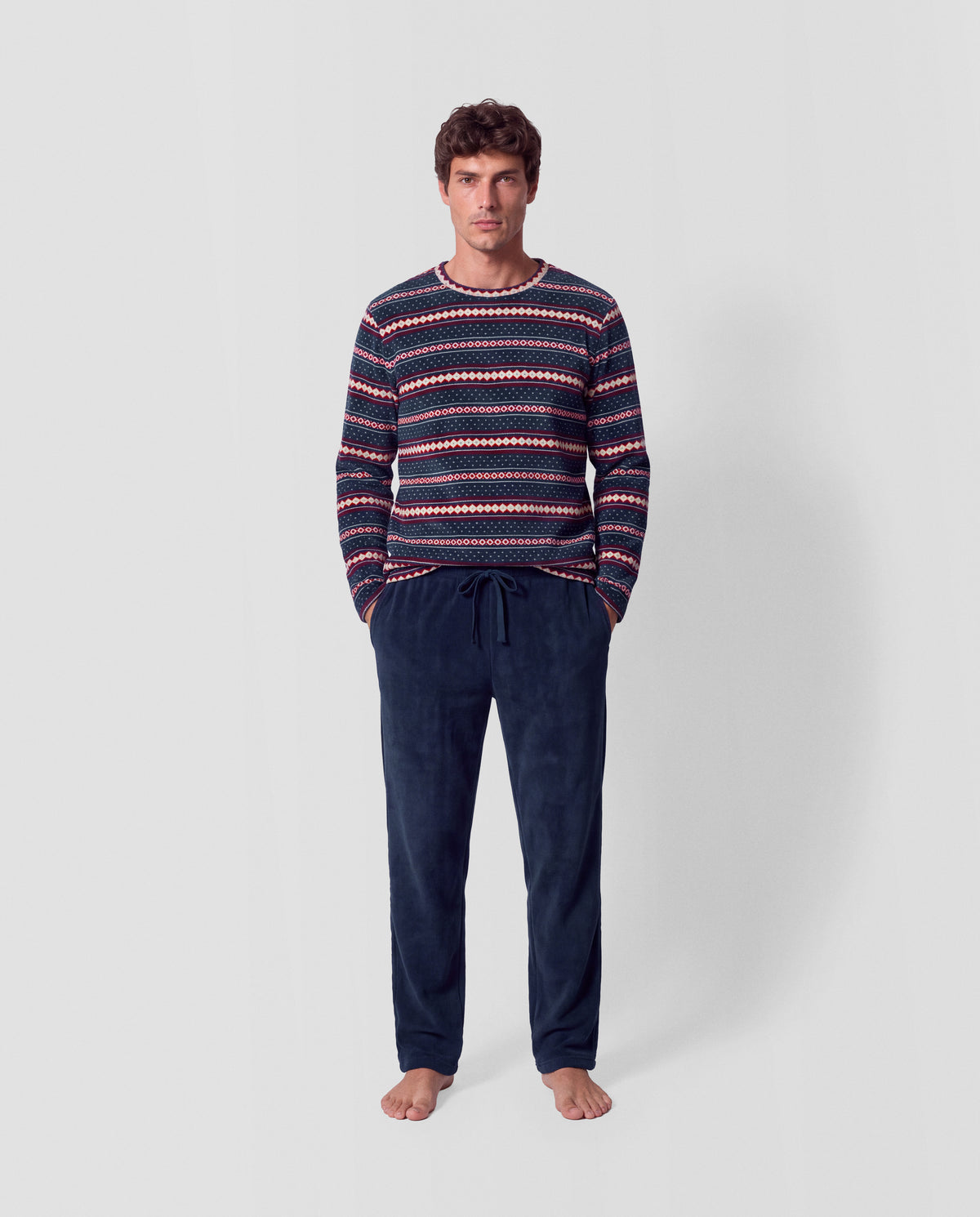 Cronos Marine Pyjama Corail Homme