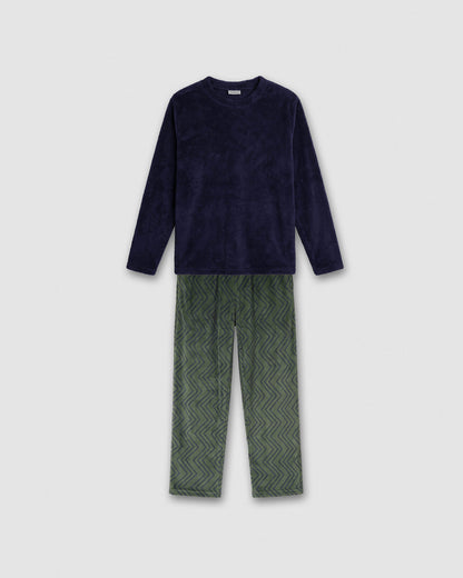 Pijama coral miquelle azul marino