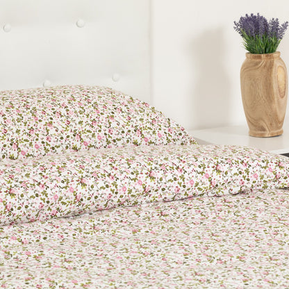 Funda nórdica algodón Pia rosa