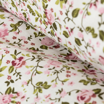 Funda nórdica algodón Pia rosa