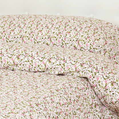 Funda nórdica algodón Pia rosa