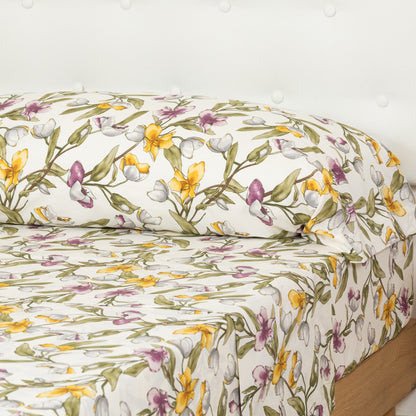 SET LENZUOLA PERCALE ALG MAGNOLIO