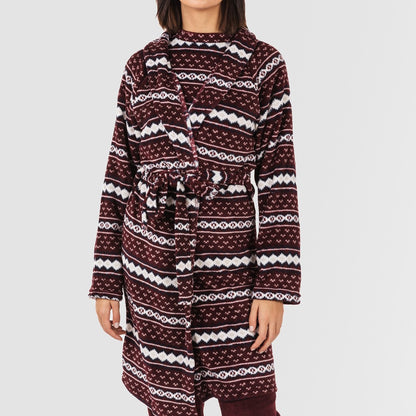 Bata coral Cronos burdeos