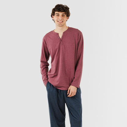 PIJAMA LLARG HOME C/BOTONS LLIS