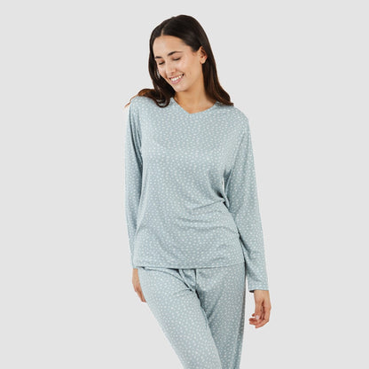 Pijama largo mujer soft Anita indigo