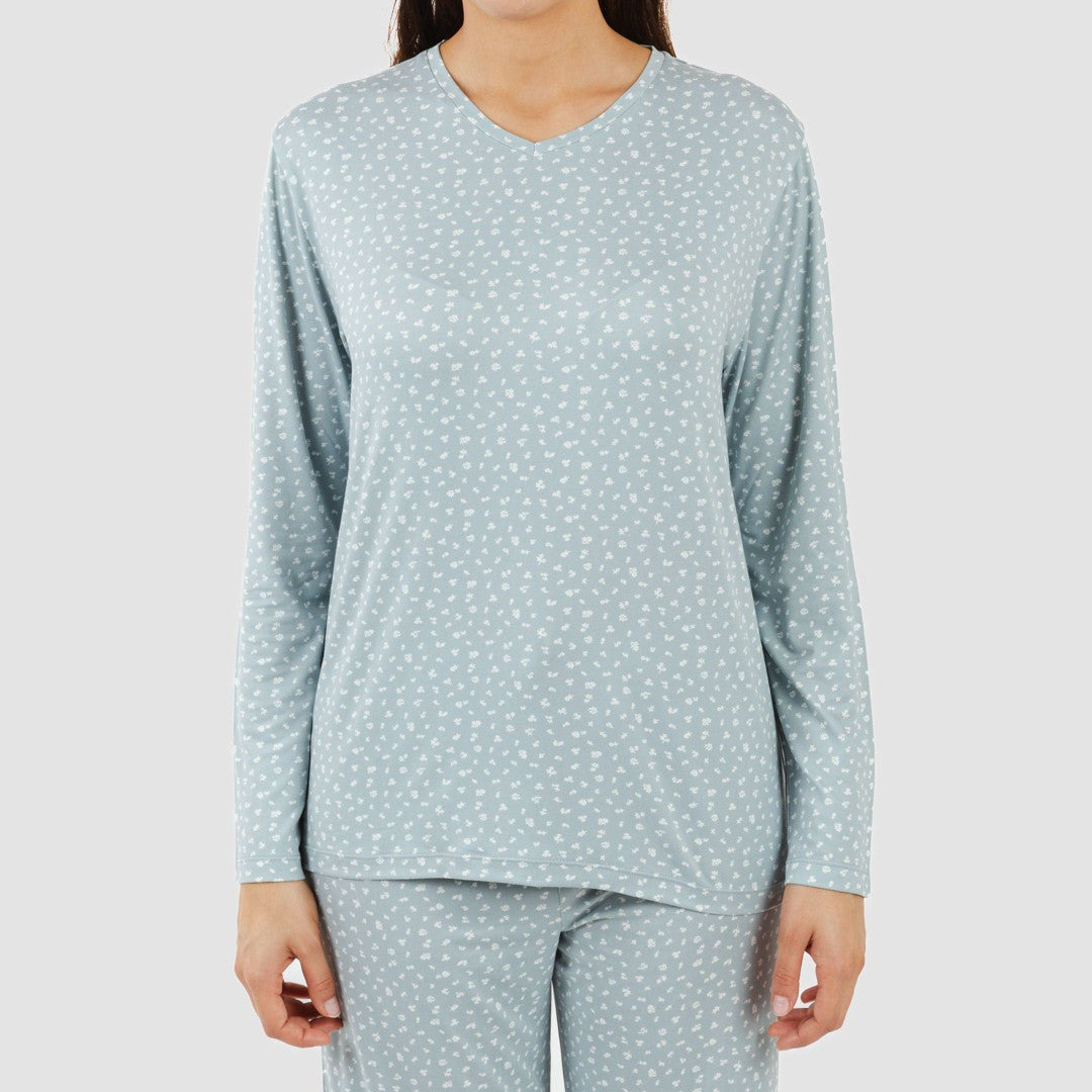 Pijama largo mujer soft Anita indigo