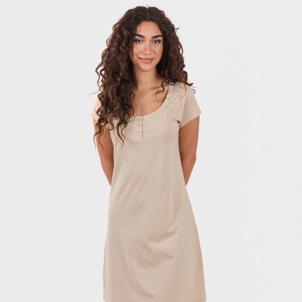 Blusón algodón liso