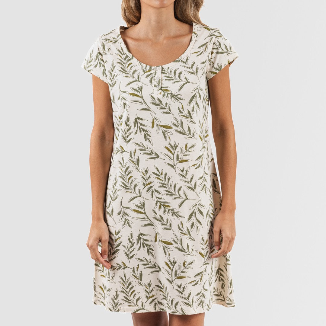 Blusón algodón Caliope verde cacería