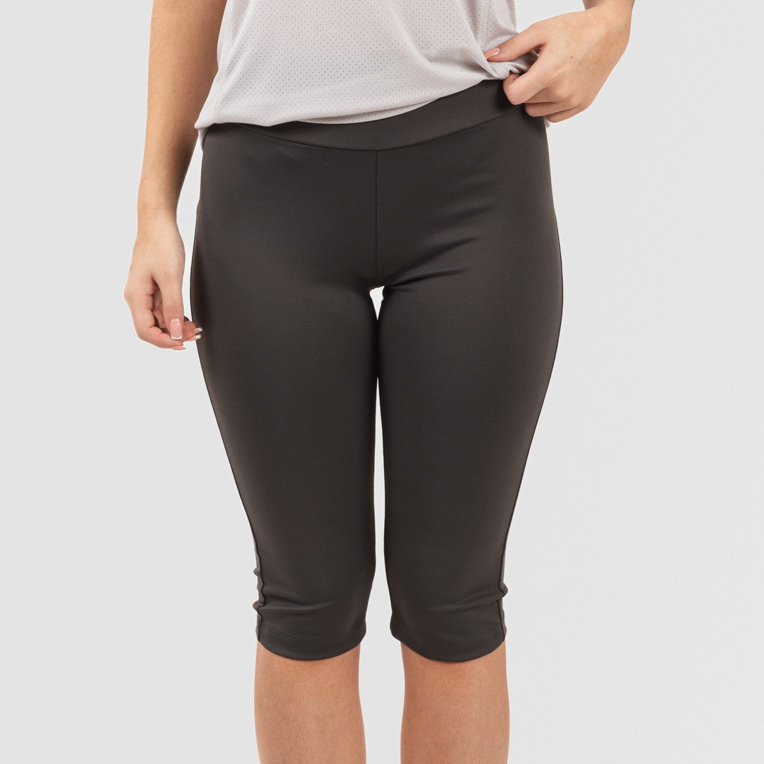 Conjunto deportivo leggings corto mujer perla - marengo