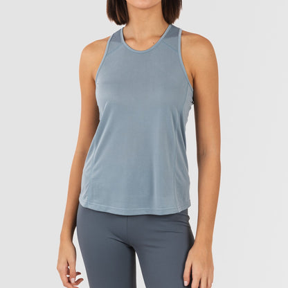 Conjunto deportivo leggings corto mujer indigo claro - oscuro