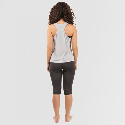 Conjunto deportivo leggings corto mujer perla - marengo