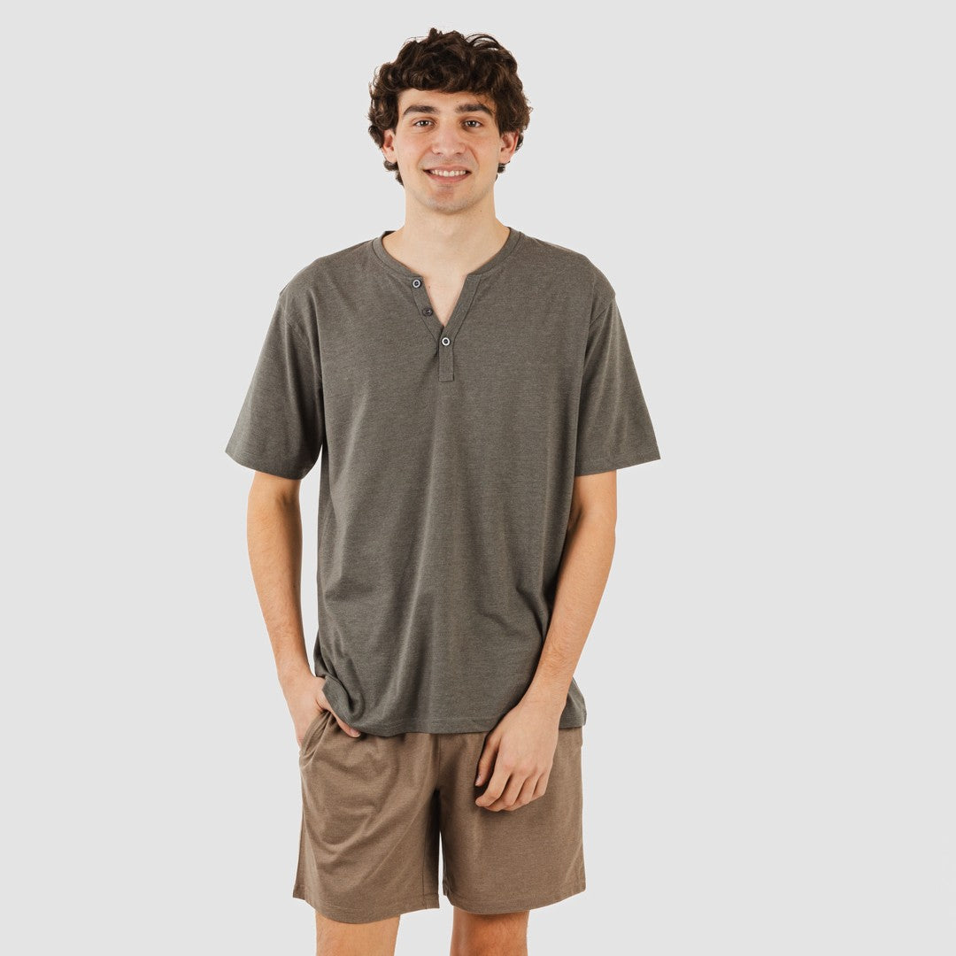 PIJAMA CURT HOME C/BOTONS LLIS