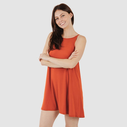 ABITO CORTO CON SPALLINE IN CREPE SEMPLICI