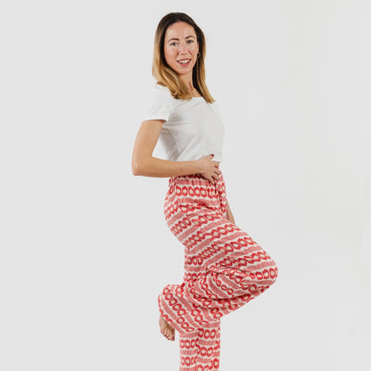 Pantalón viscosa Pastela fresa