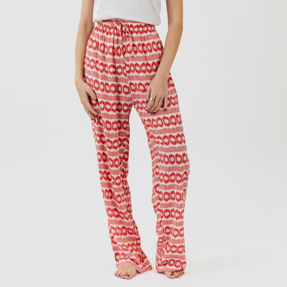 Pantalón viscosa Pastela fresa