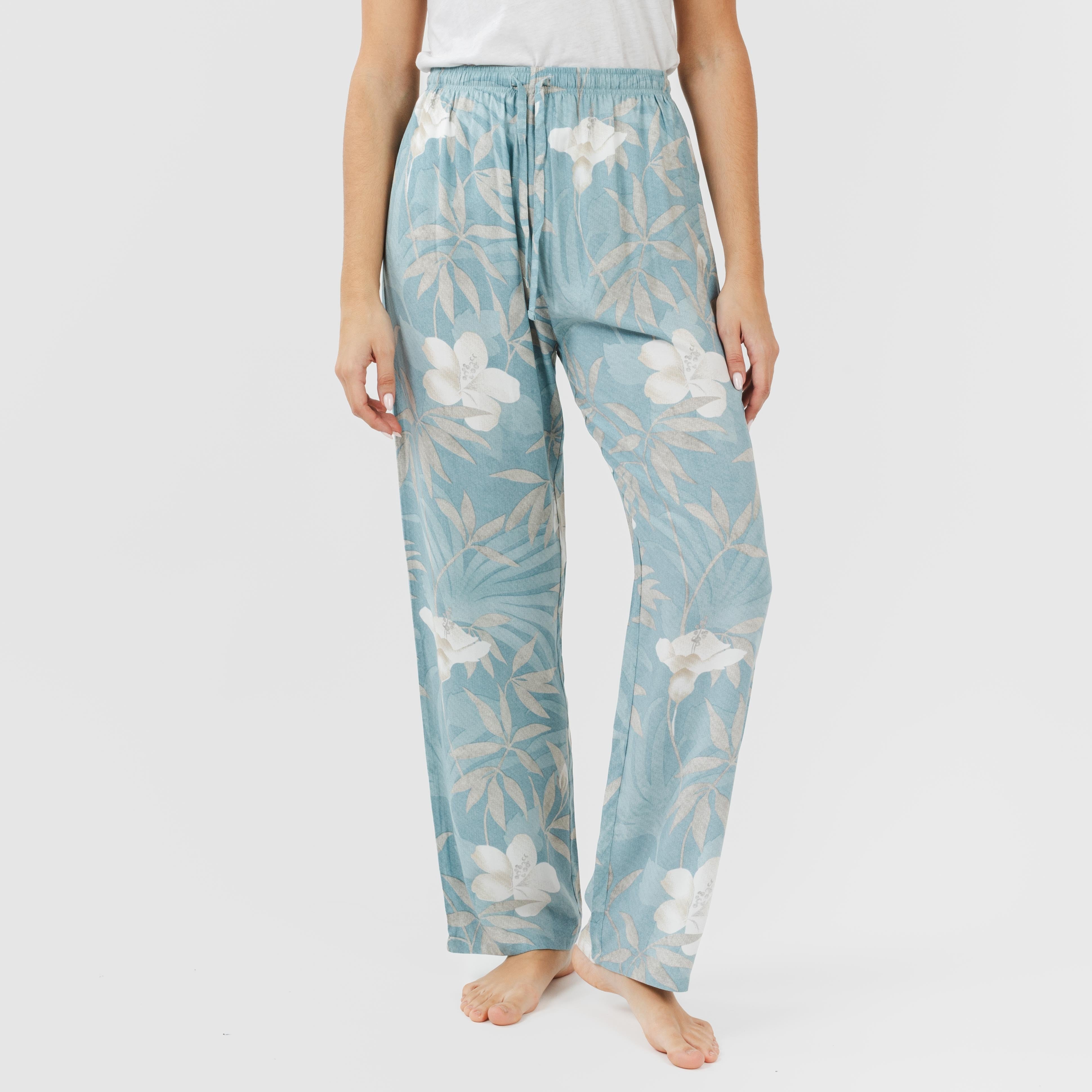 Pantalón viscosa Denia azul