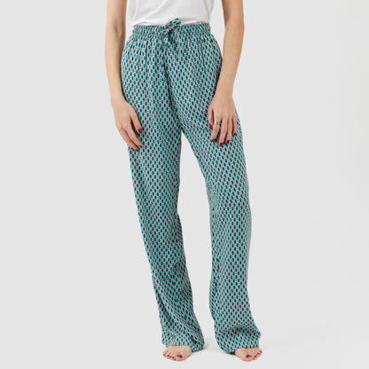 Pantalón viscosa Dueña azul