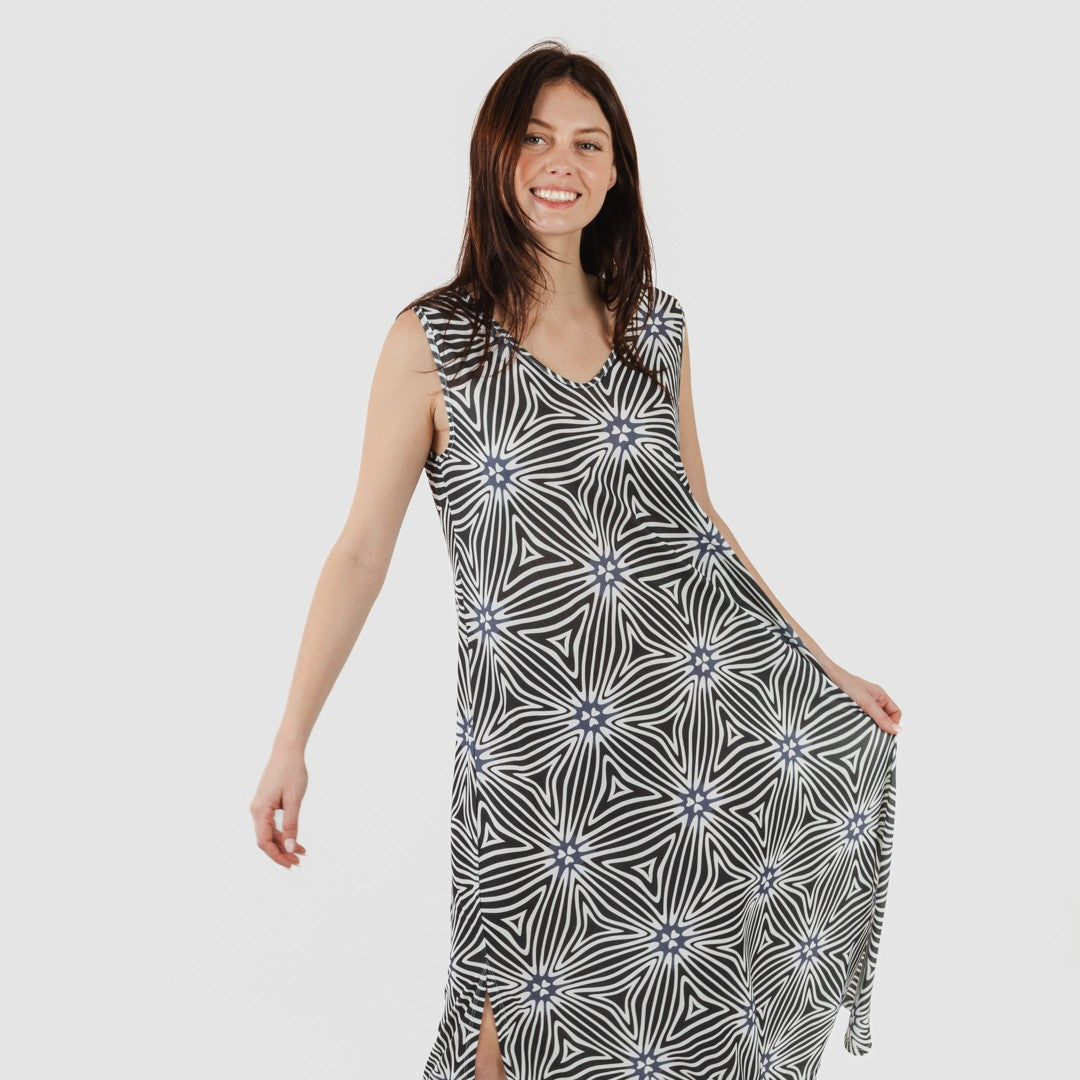 VESTIDO LARGO TIRANTE SOFT NATY