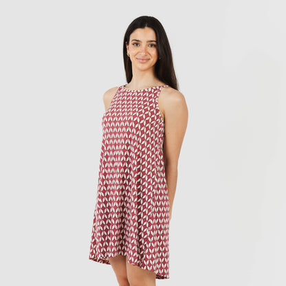 ABITO CORTO IN CREPE ALINO CON CINTURINO