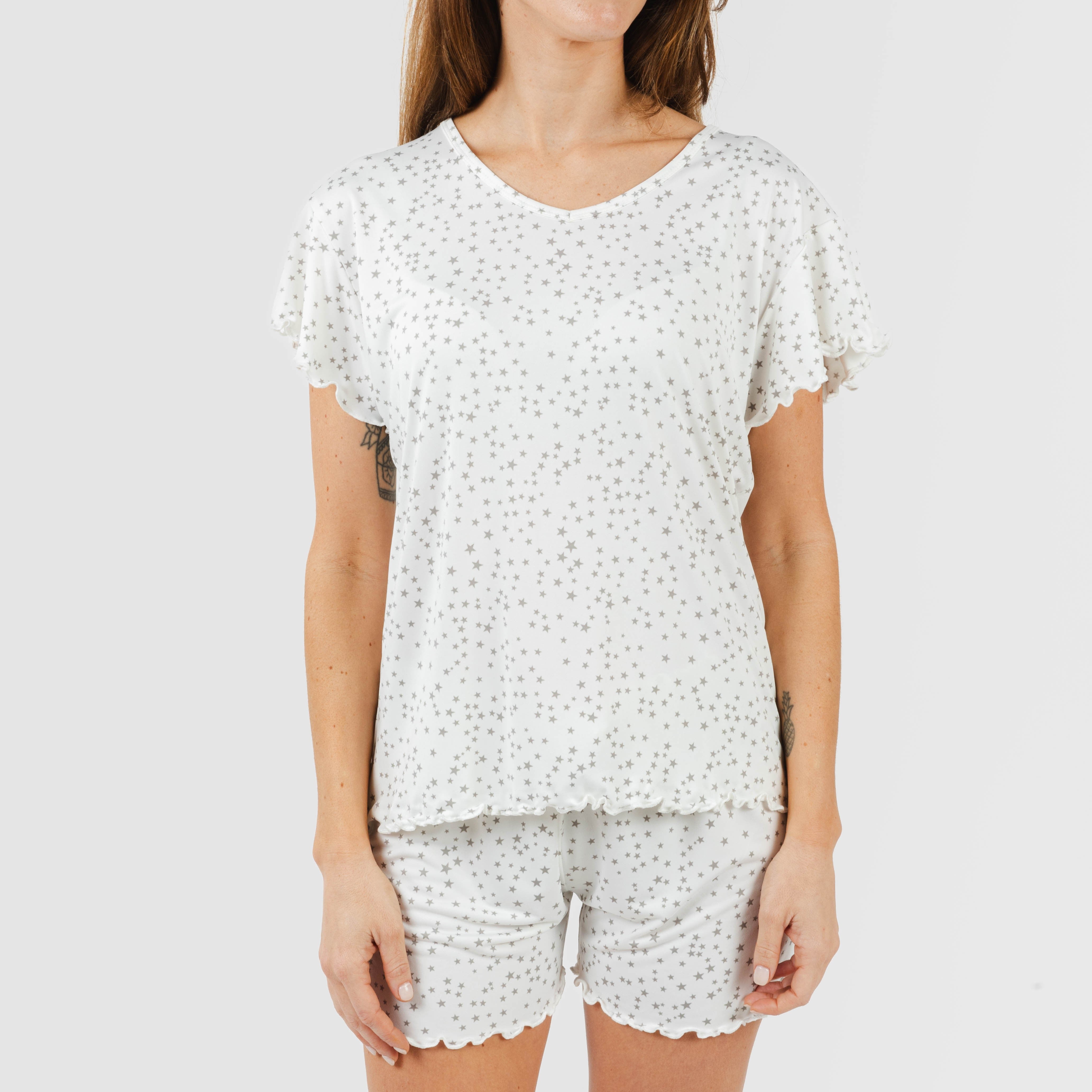 PIJAMA CRT M/CORTA DONA SOFT UNIVERS