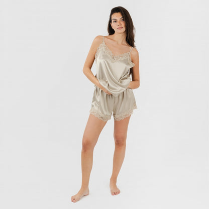 Pijama tirantes mujer satén Friday liso