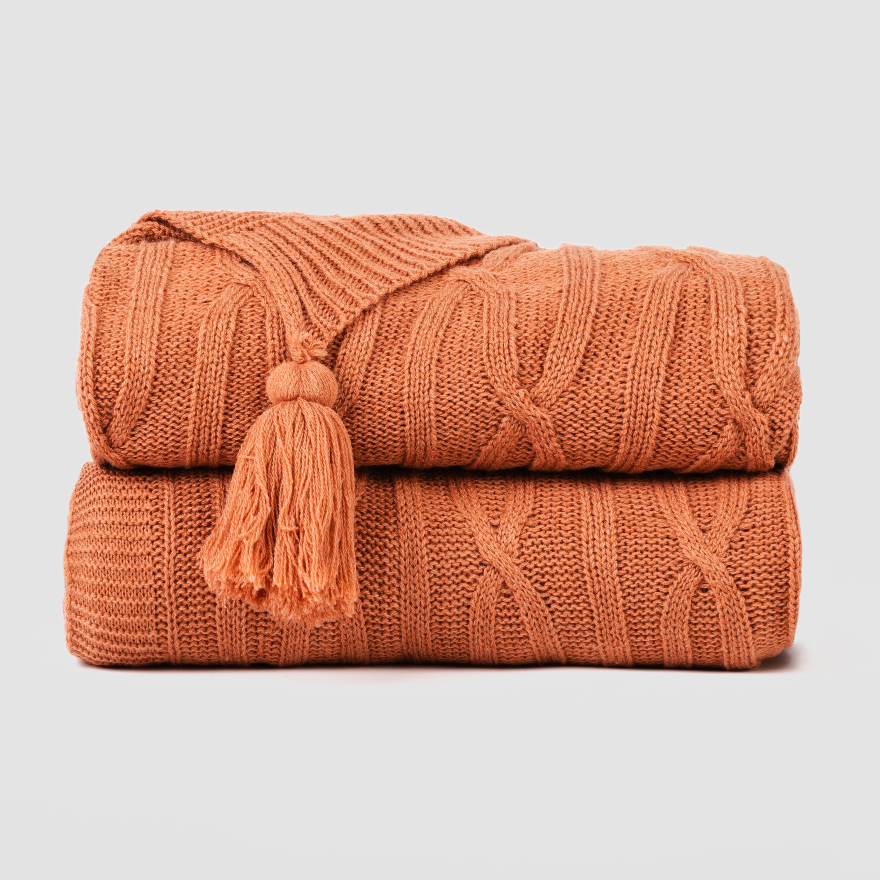 Plaid ocho con borlón