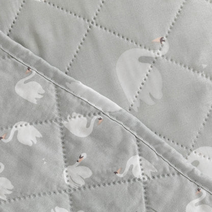 Colcha bouti Swan gris