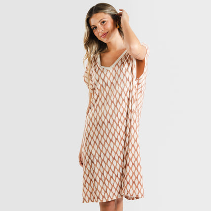 Vestido corto manga fluida soft Orlando arena