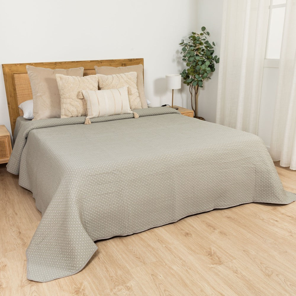 Tecido de malha jacquard para colcha dupla