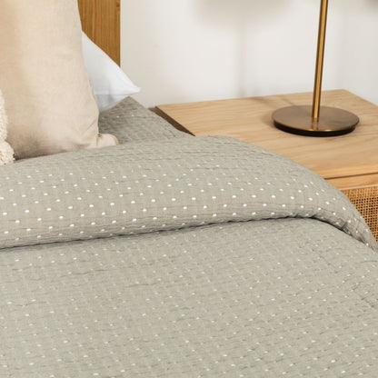 Tecido de malha jacquard para colcha dupla