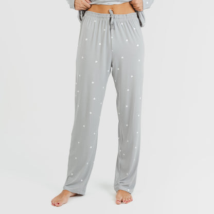 Pijama largo mujer soft Choer gris