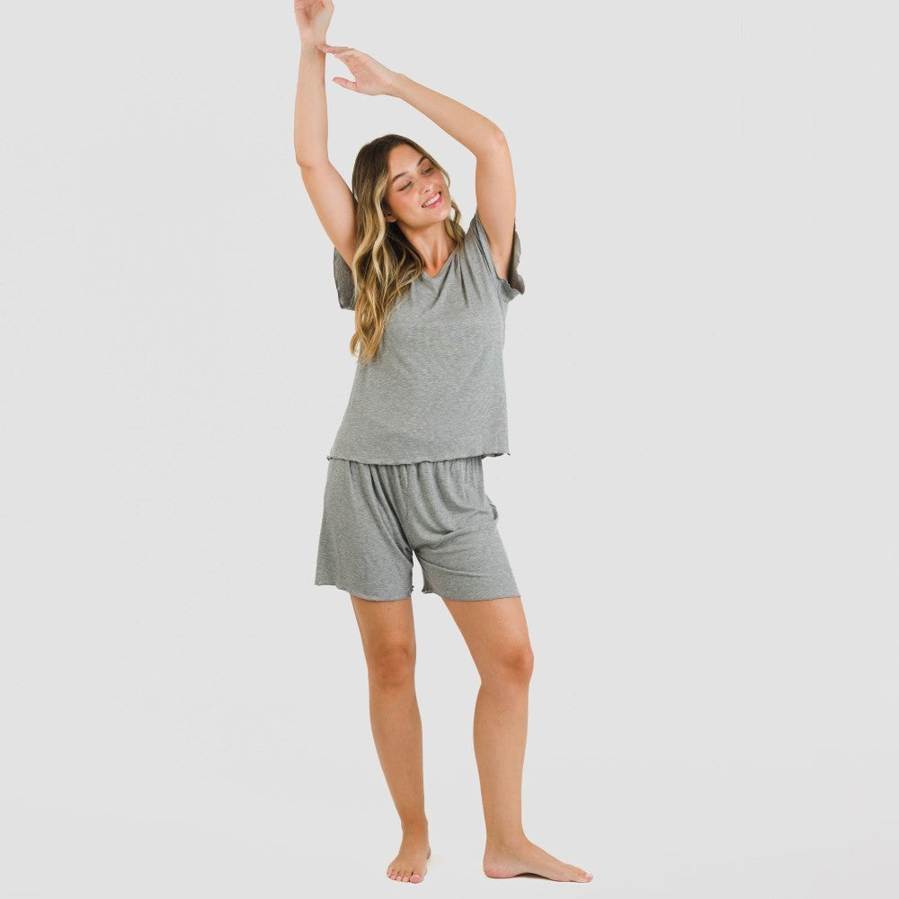 PIJAMA CRT M/CRT DONA CANALE VISCOSA LLIS