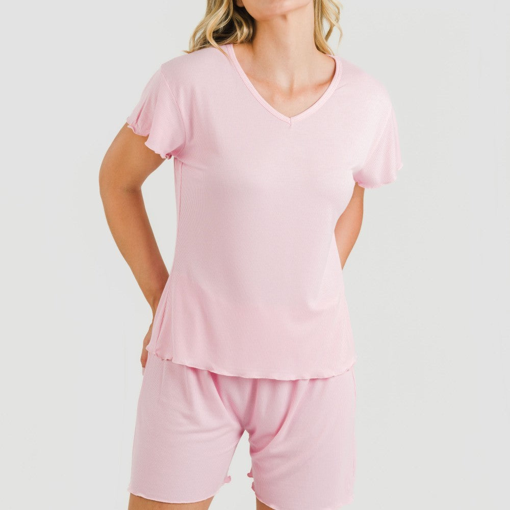 PIJAMA CRT M/CRT DONA CANALE VISCOSA LLIS