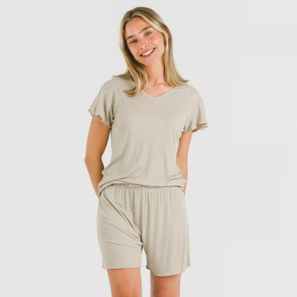 PIJAMA CRT M/CRT DONA CANALE VISCOSA LLIS