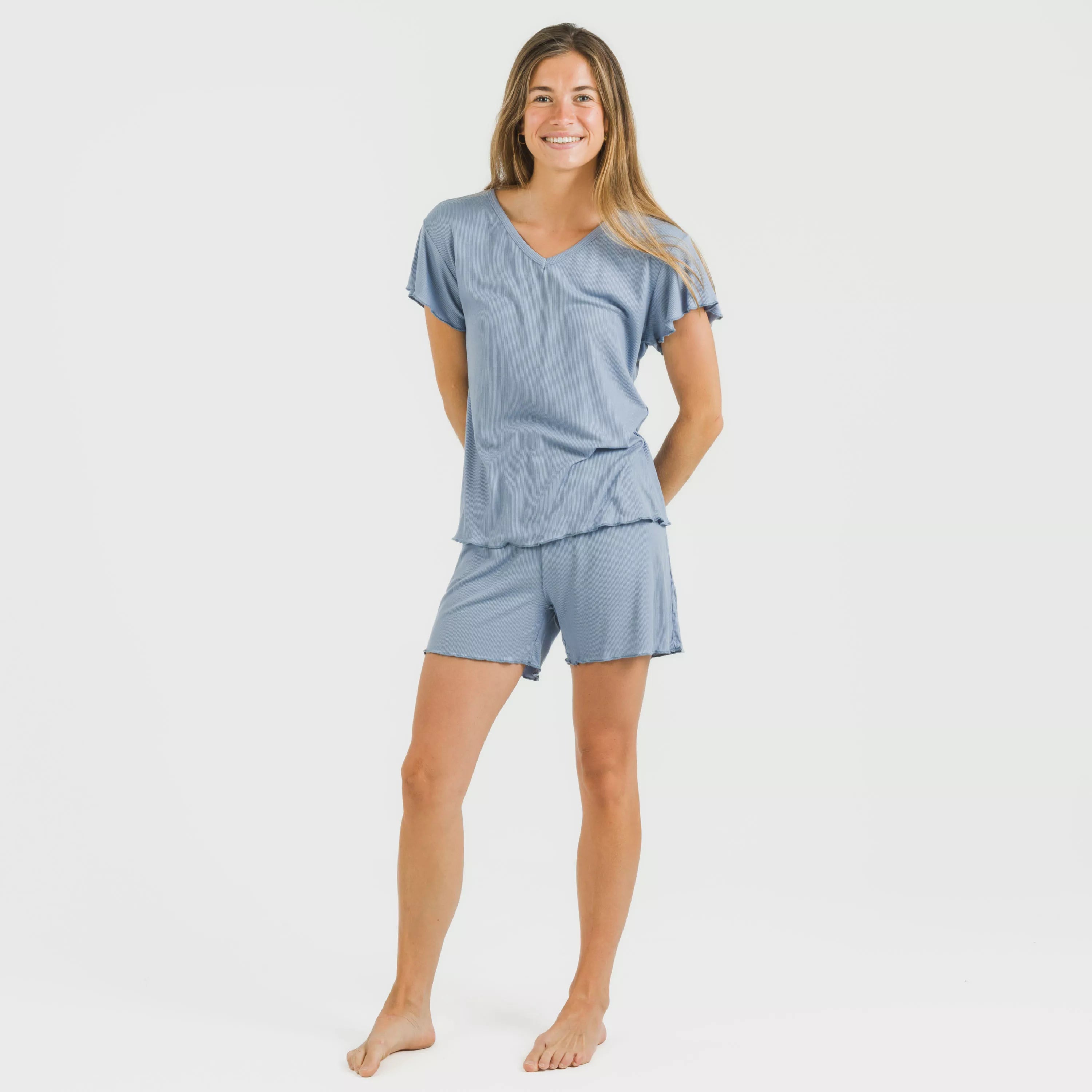 PIJAMA CRT M/CRT DONA CANALE VISCOSA LLIS