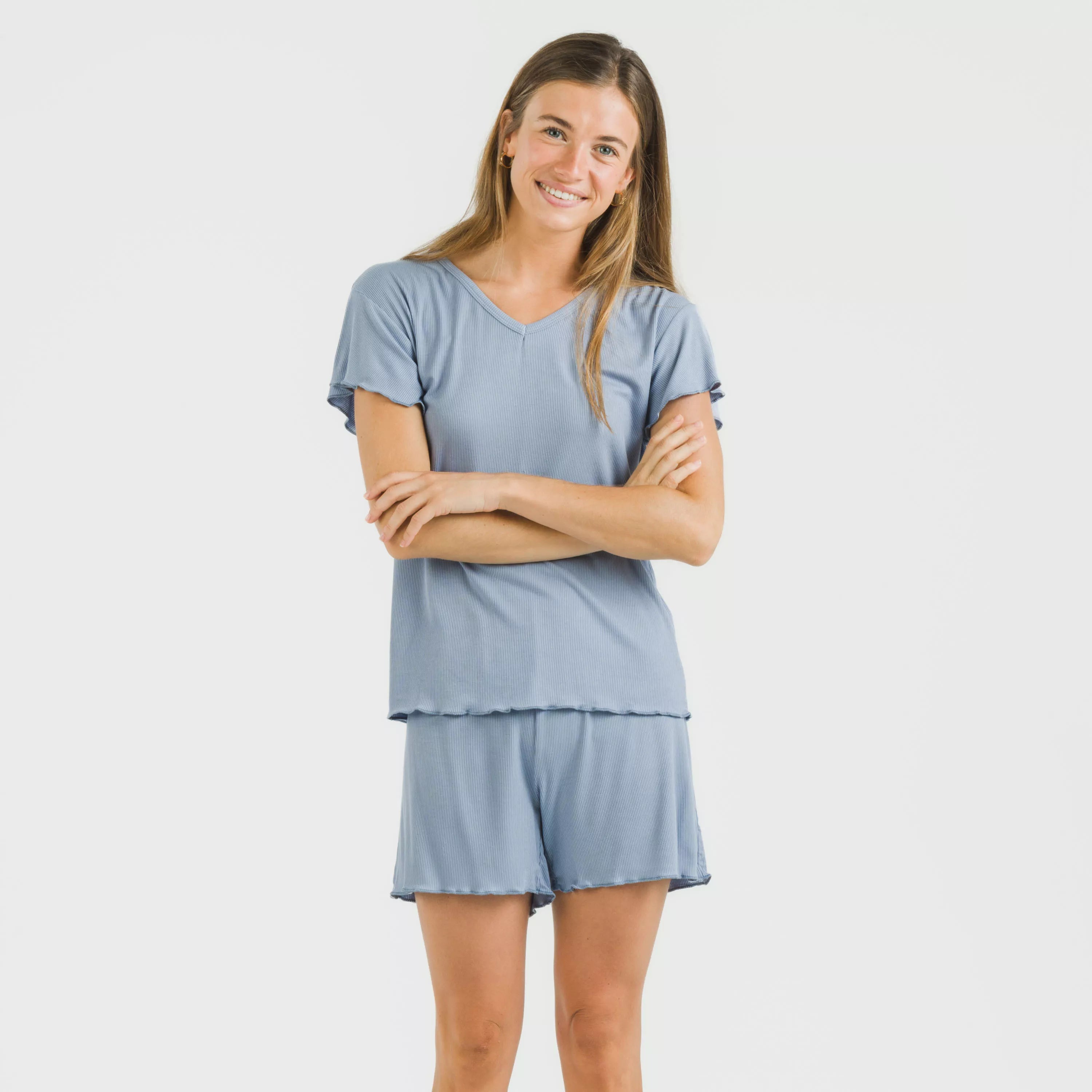 PIJAMA CRT M/CRT DONA CANALE VISCOSA LLIS