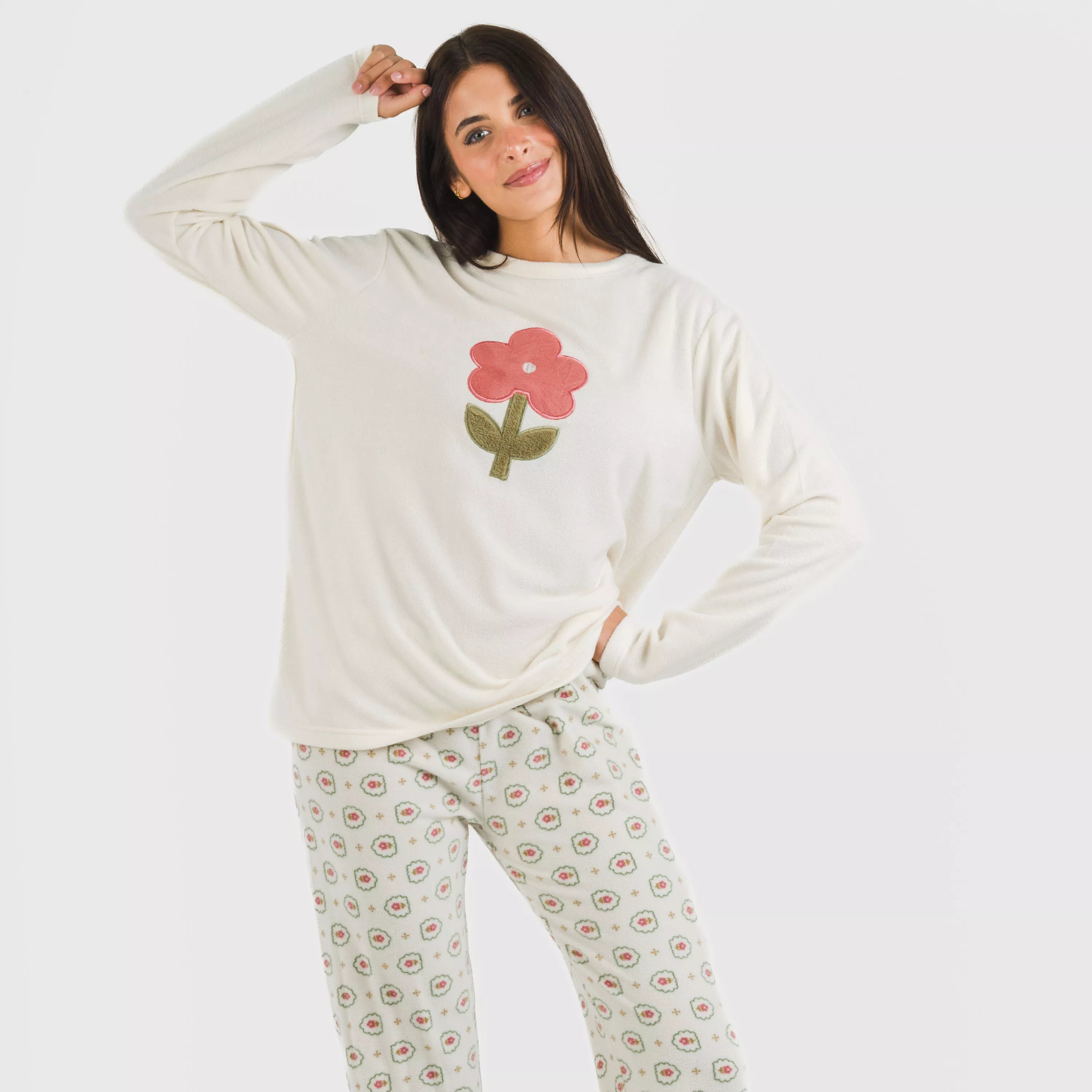 Pijama polar natural Tulina