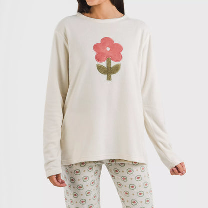 Pijama polar natural Tulina