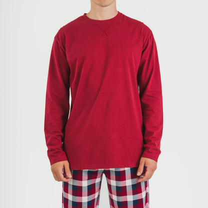 PIJAMA FRANELA HOME QUADRE FERNI