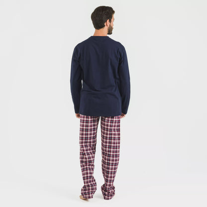 PIJAMA FRANELA HOME QUADRE SERGI