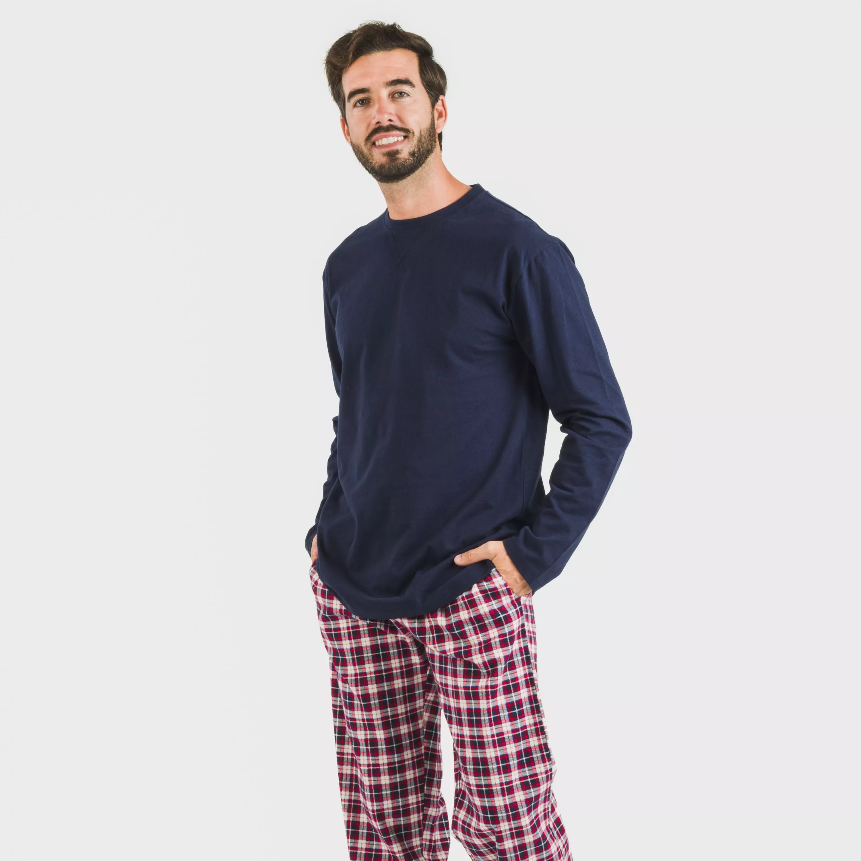 PIJAMA FRANELA HOME QUADRE SERGI