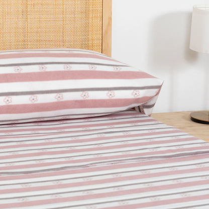 Wilma mauve Pyrenees sheet set