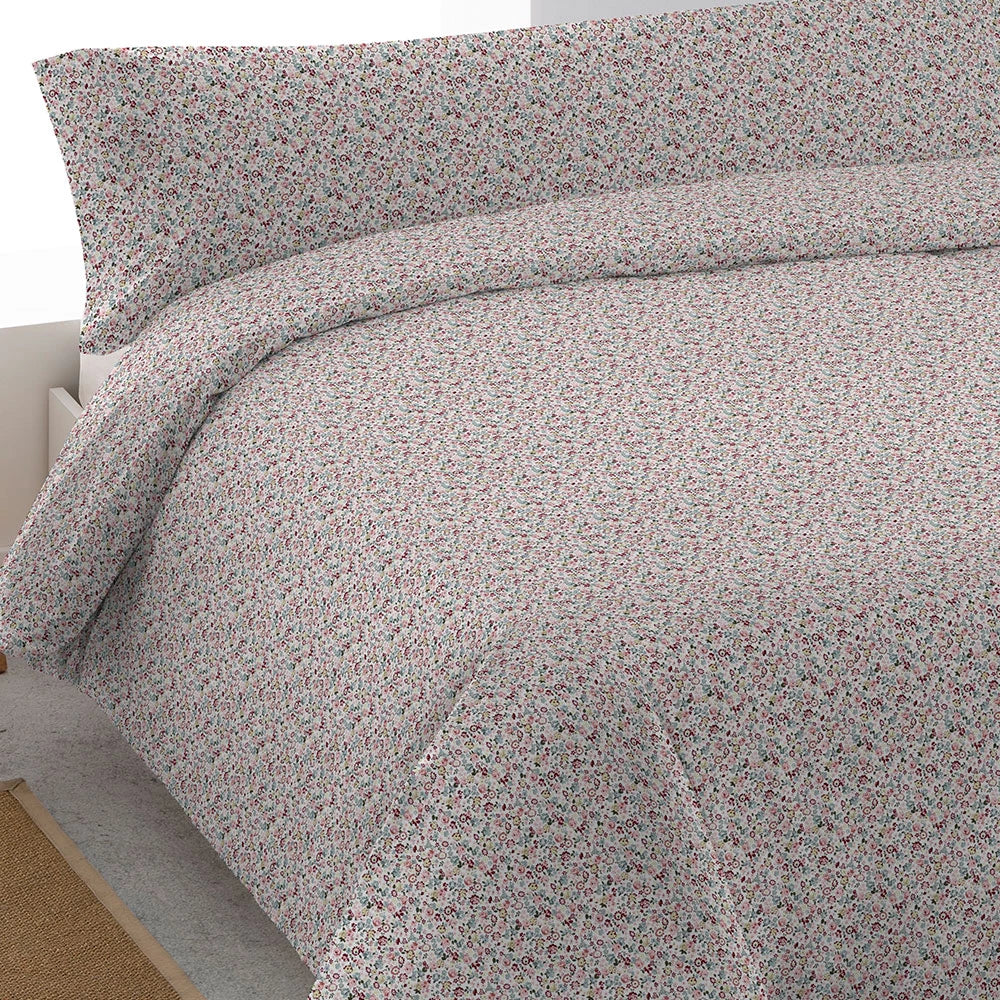 Funda nórdica algodón Alda rosa