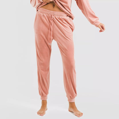 Pijama largo Velvet liso