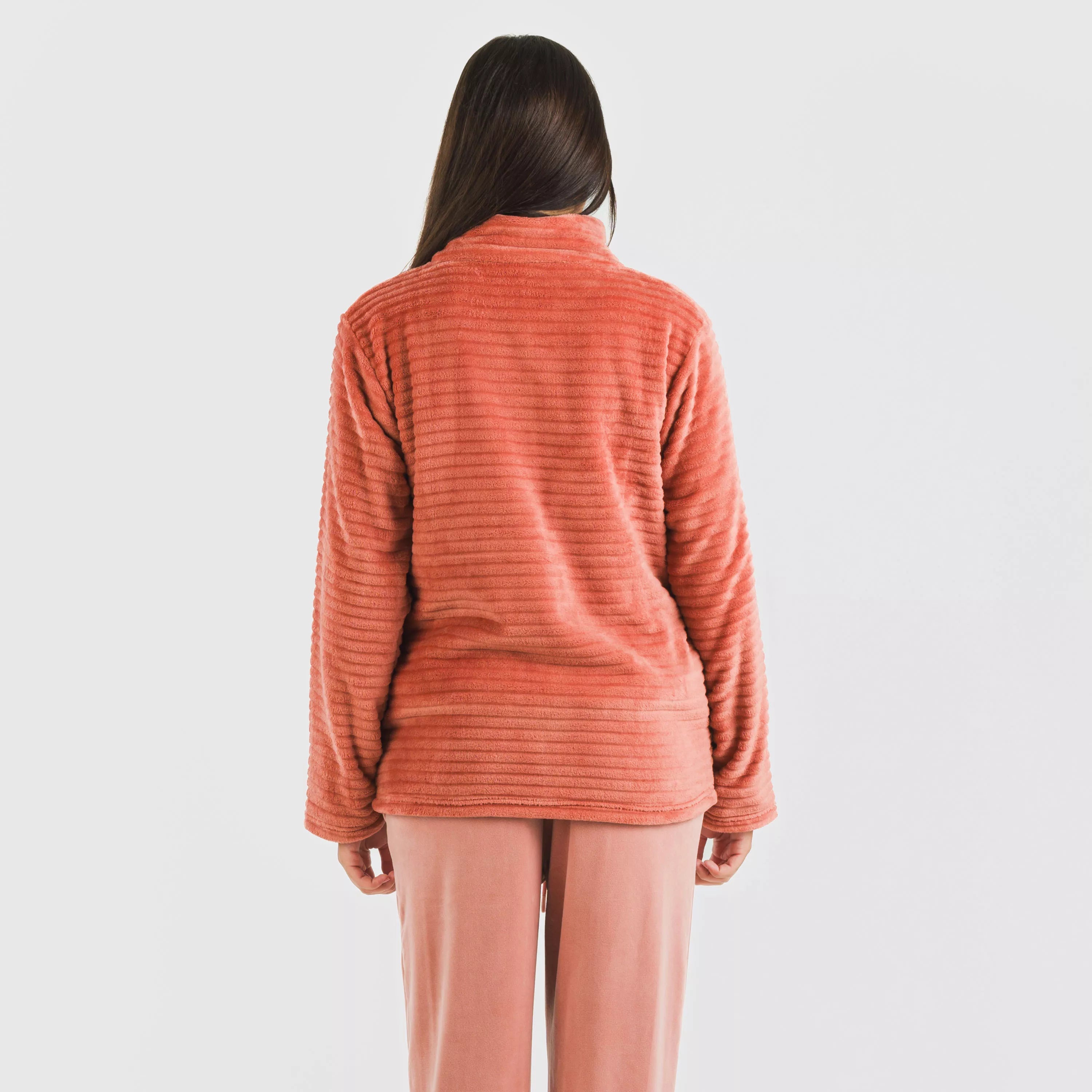 Sudadera terciopelo Raya lisa