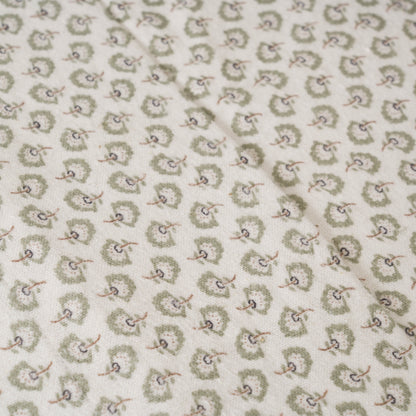 Juego de sábanas franela Diana verde tiffany