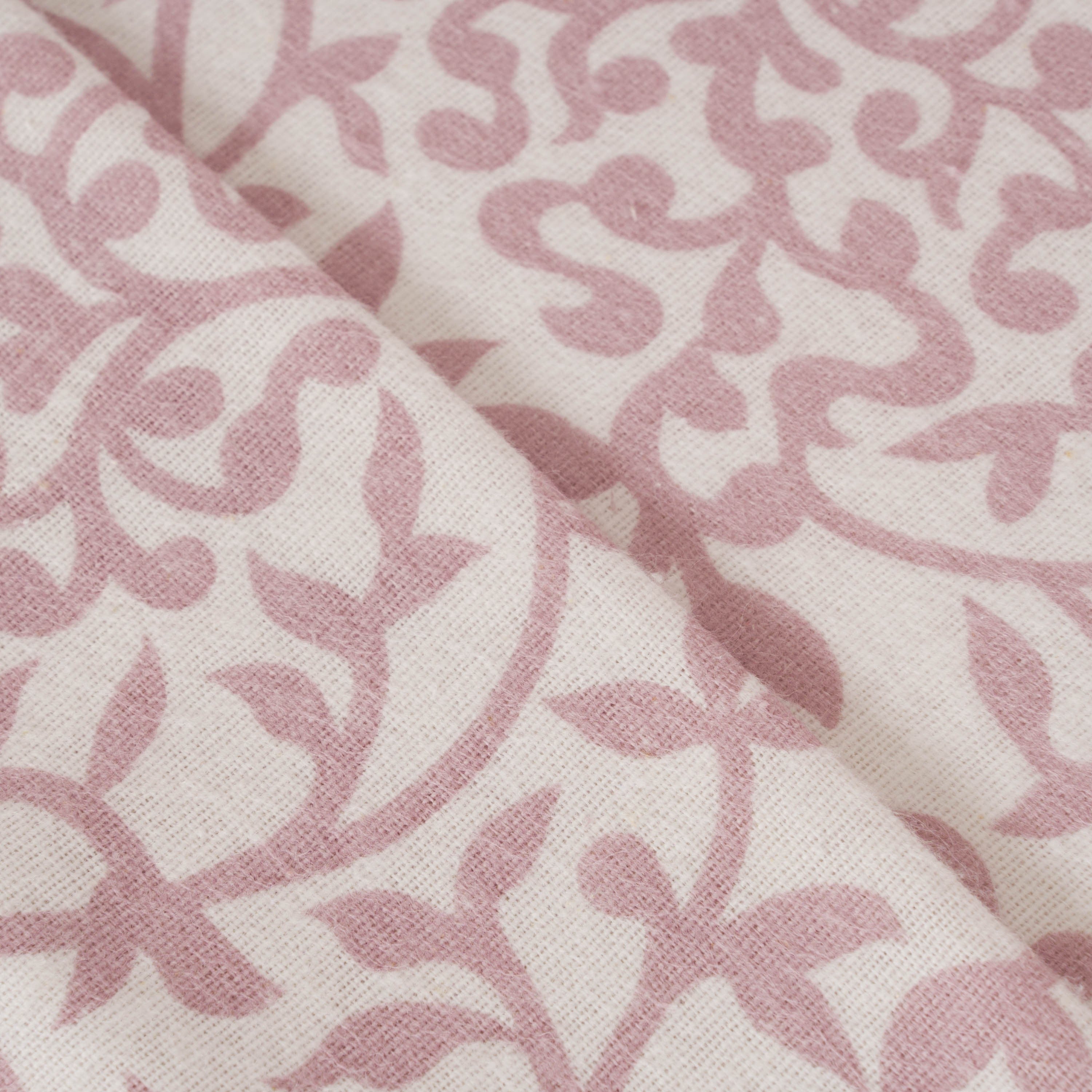 Ensemble de draps en flanelle mauve Meritxell