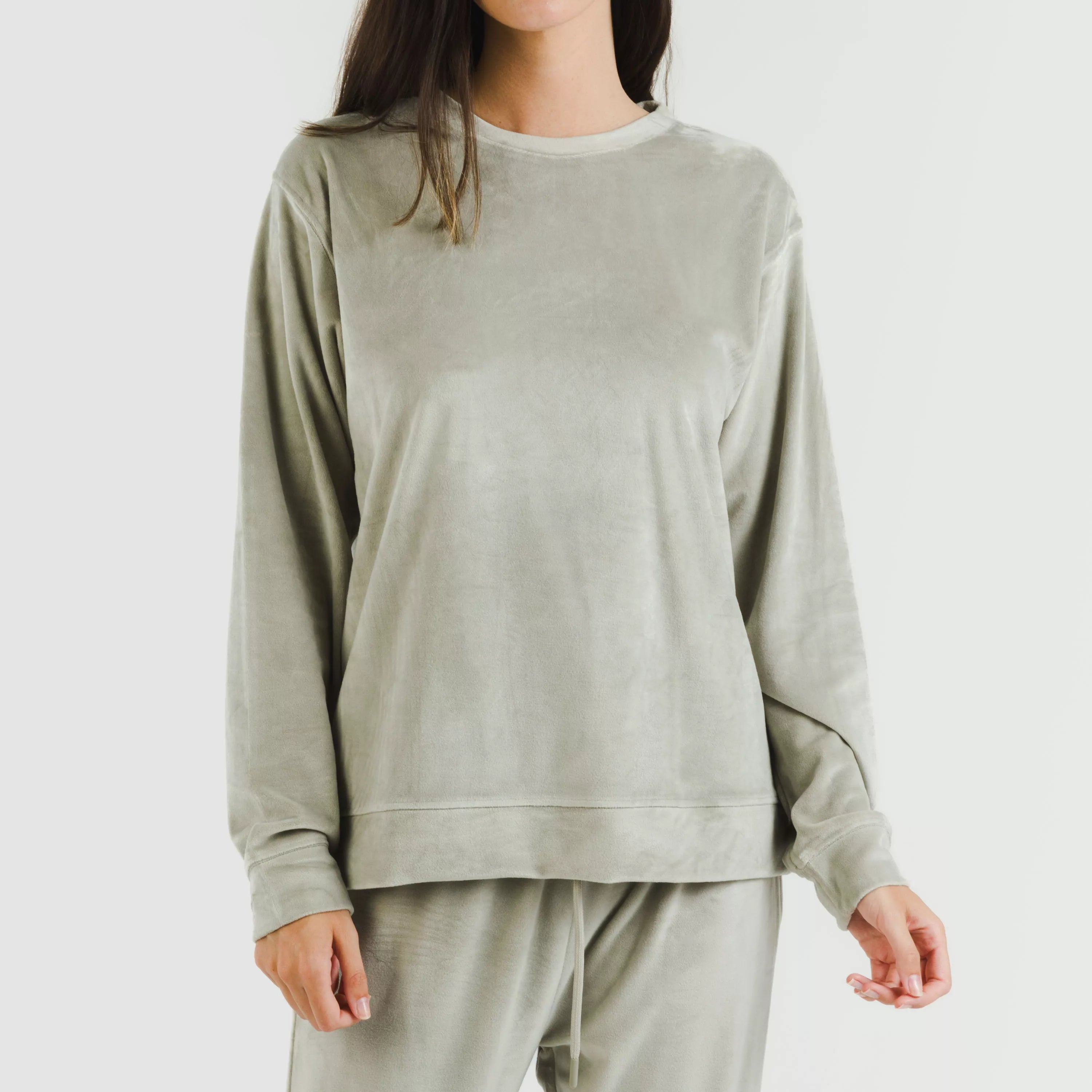 Pijama largo Velvet liso