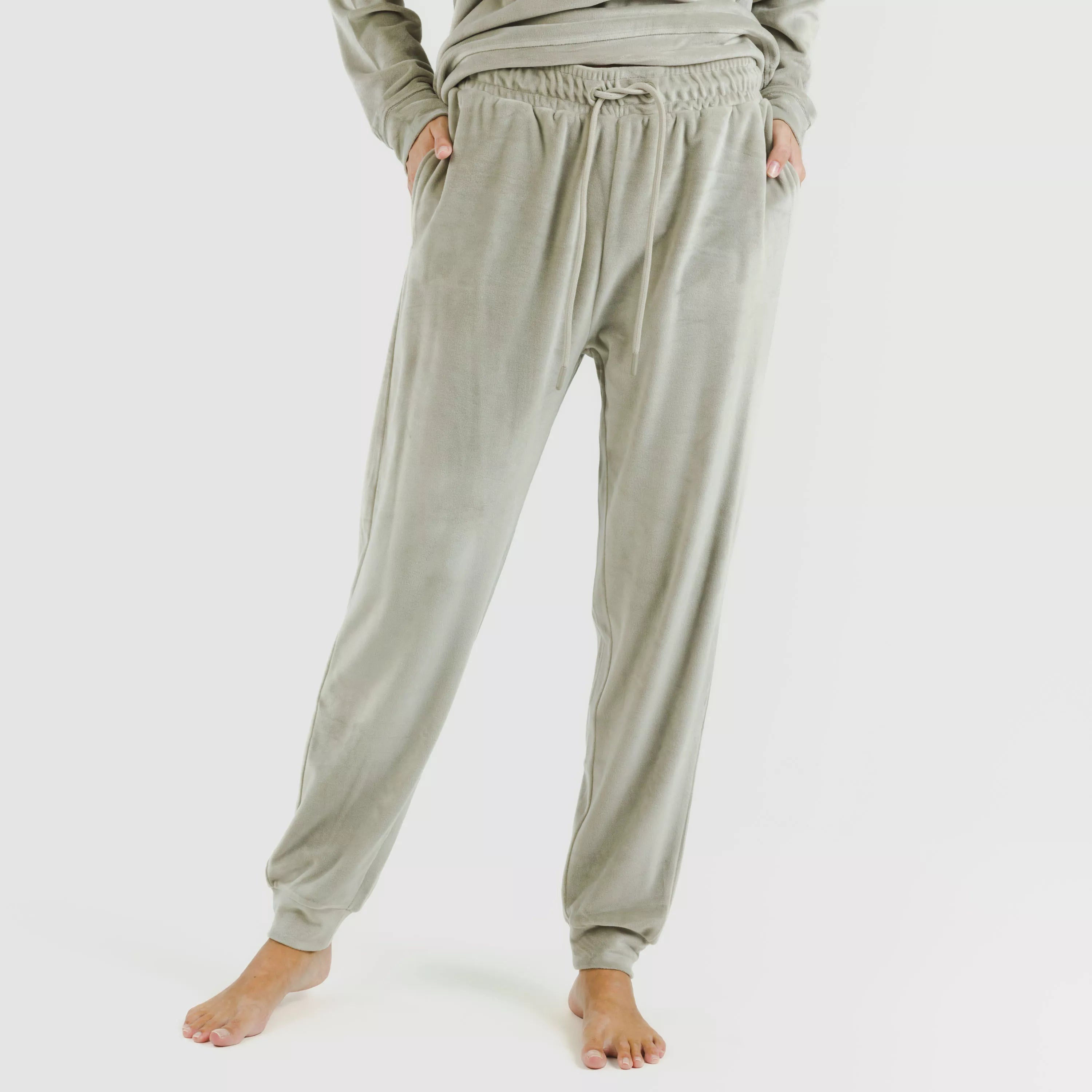 Pijama largo Velvet liso