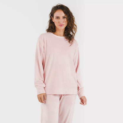 Pijama largo Velvet liso